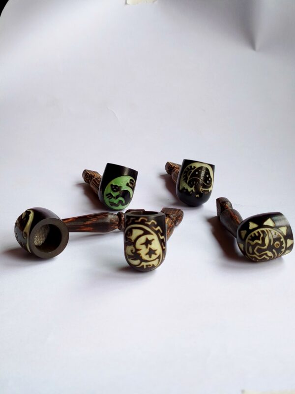 Cachimbo de Jarina e Tucum | Pipe da Amazônia Equatoriana - Imagem 3