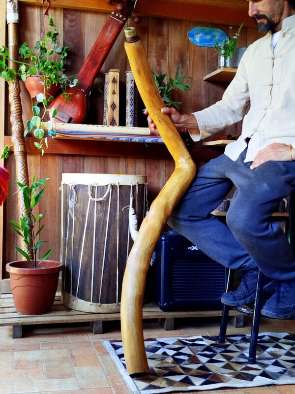 Didgeridoo de Cedro em L - Imagem 2