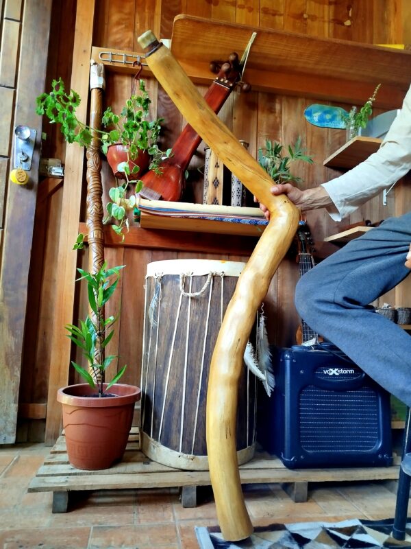 Didgeridoo de Cedro em L - Imagem 4