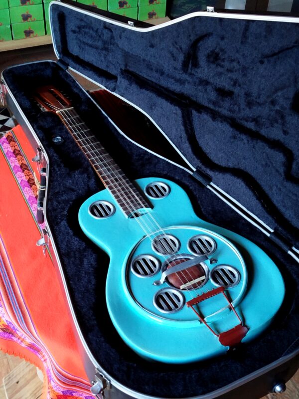 Kit | Viola Dinâmica Azul + Estojo de Fibra - Imagem 3