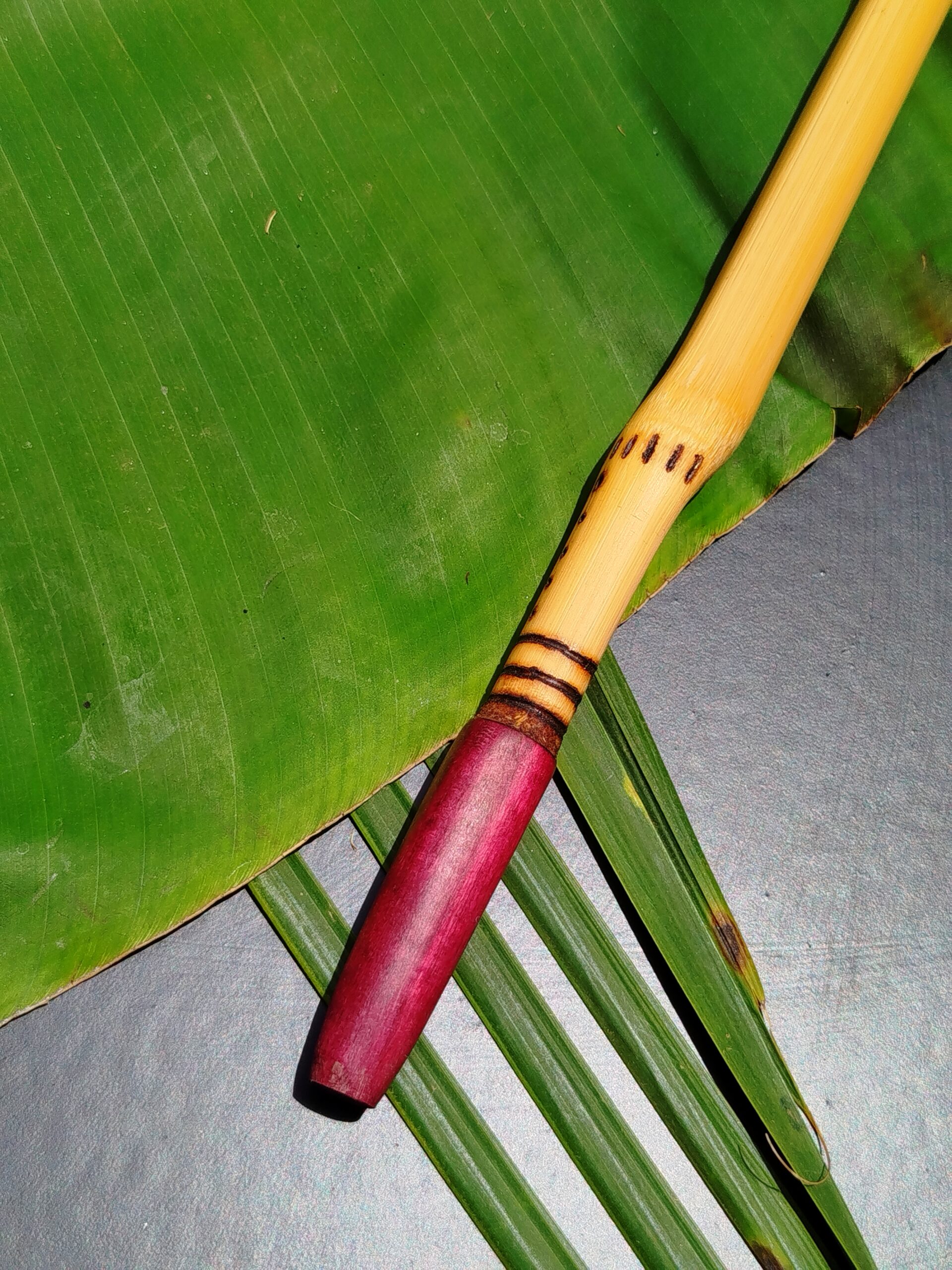 Tepi de Bambu com Roxinho | Aplicador de Rapé - Imagem 4