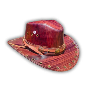 Chapéu High Custom Amadeirado | Couro