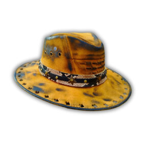 Chapéu High Custom Estrela | Camurça