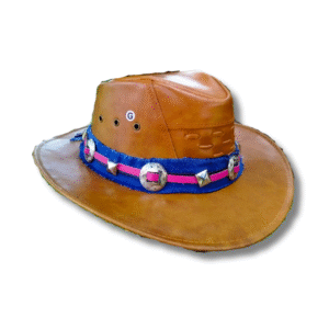 Chapéu High Custom Caramelo | Couro