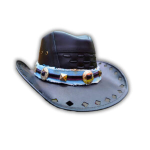 Chapéu High Custom Black Vision | Couro