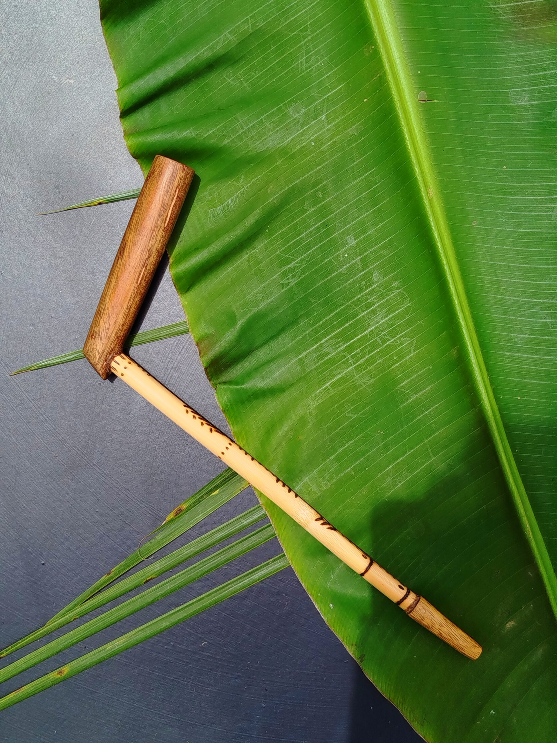 Tepi de Bambu com Jacarandá | Aplicador de Rapé - Imagem 2
