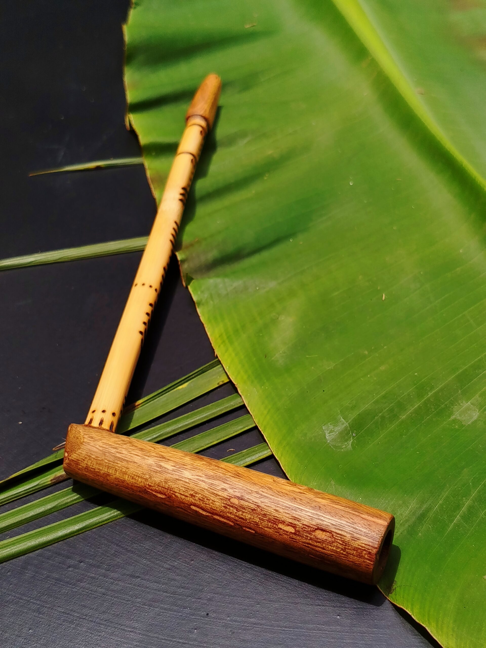 Tepi de Bambu com Jacarandá | Aplicador de Rapé - Imagem 3