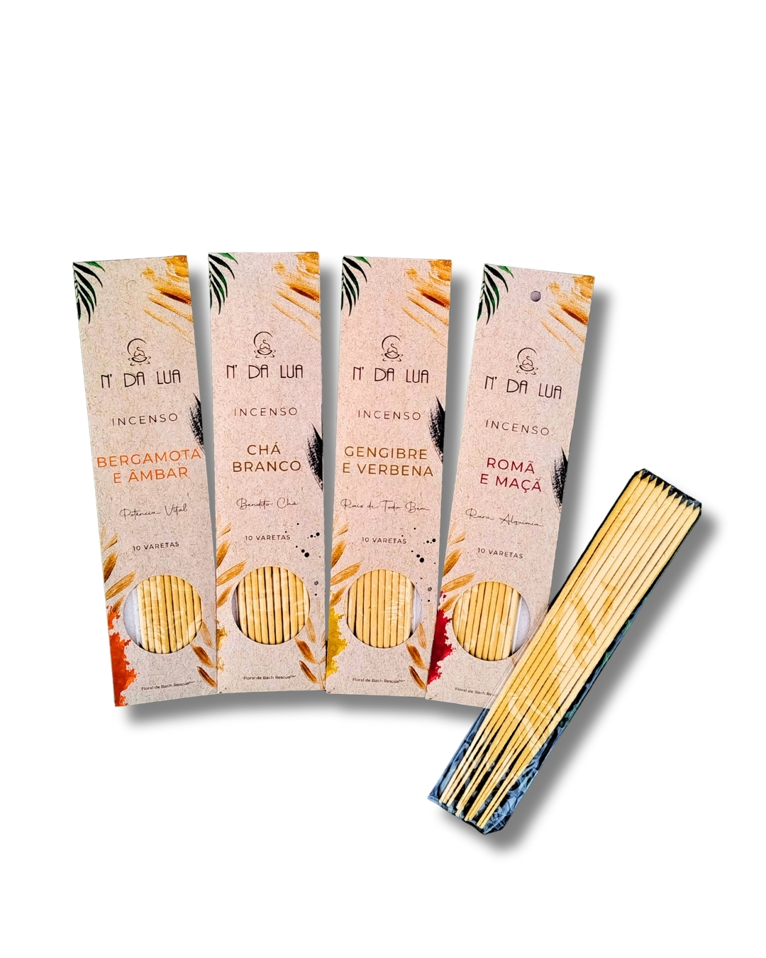 Incenso Néctar Da Lua | 20 aromas | Artesanal e Natural