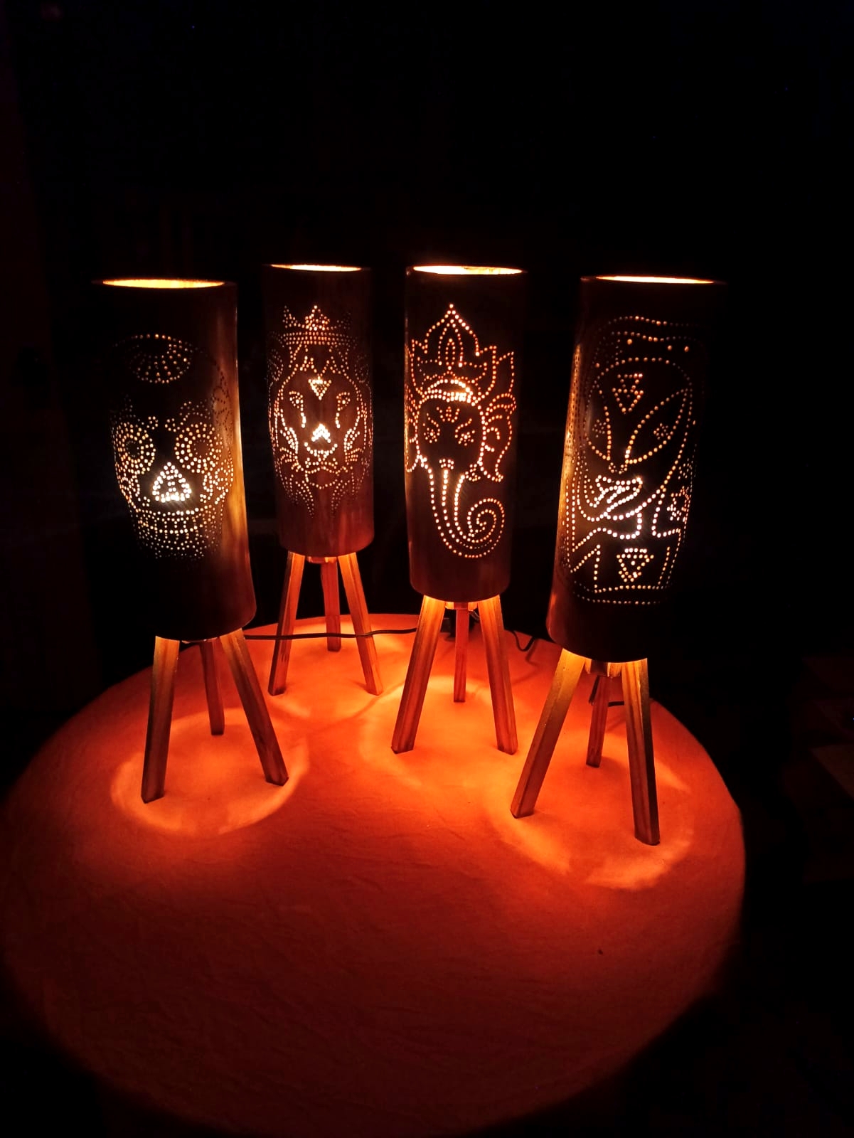 Luminária de Bambu Gigante | Temática - Imagem 7