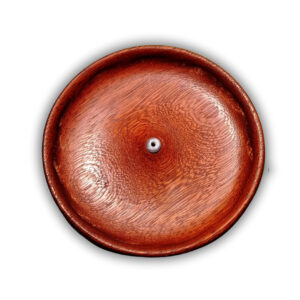 Incensário Redondo de Madeira | Cedro Rosa