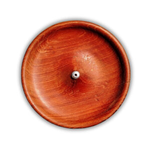 Incensário Redondo de Madeira | Mogno