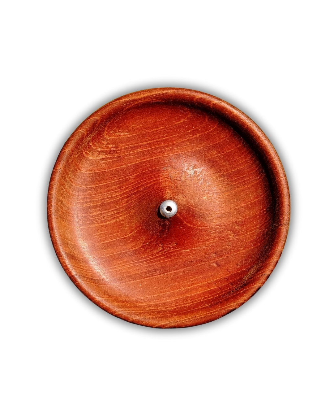 Incensário Redondo de Madeira | Mogno