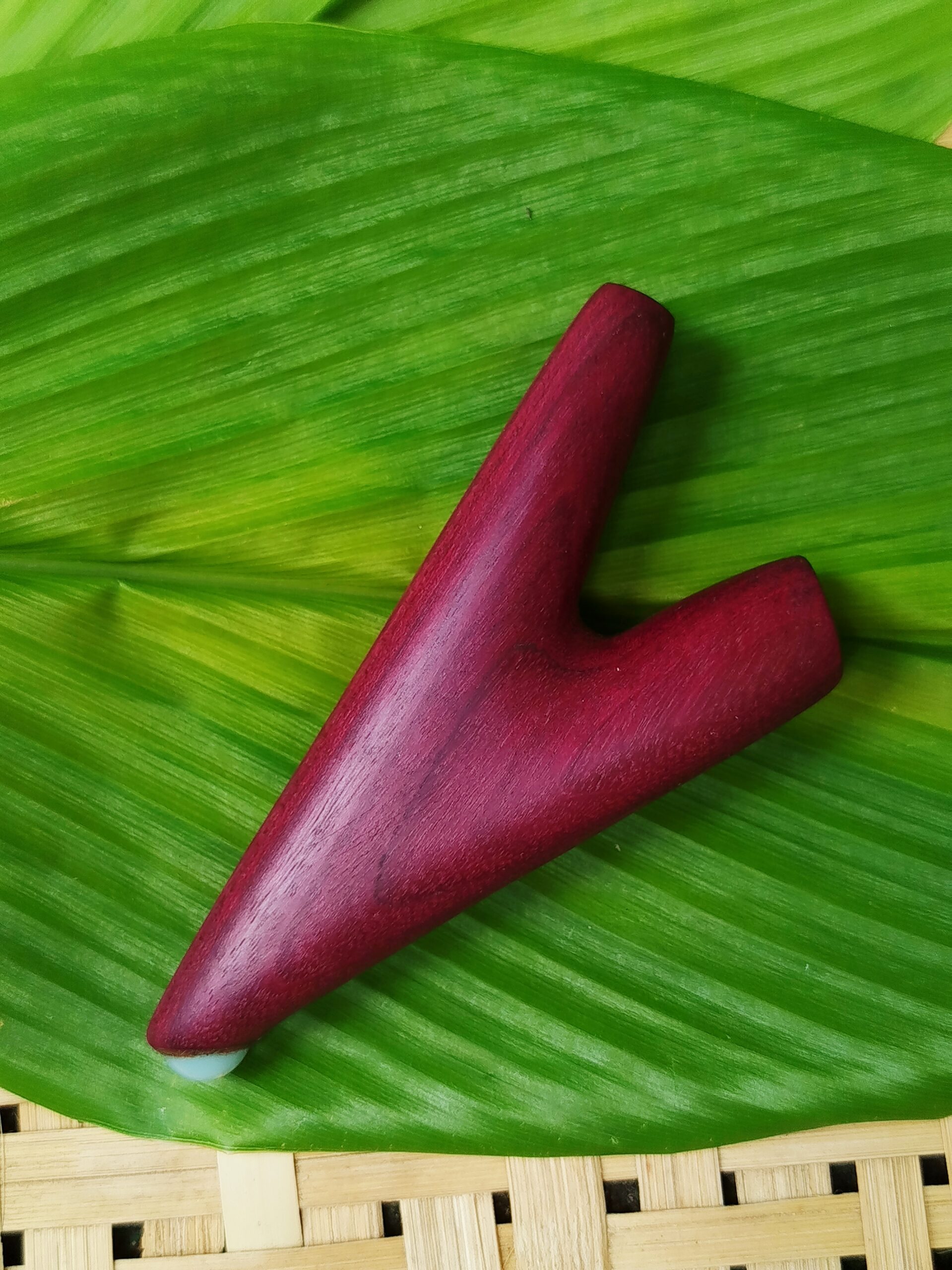 Kuripe de Madeira com Cristal | Roxinho - Imagem 2