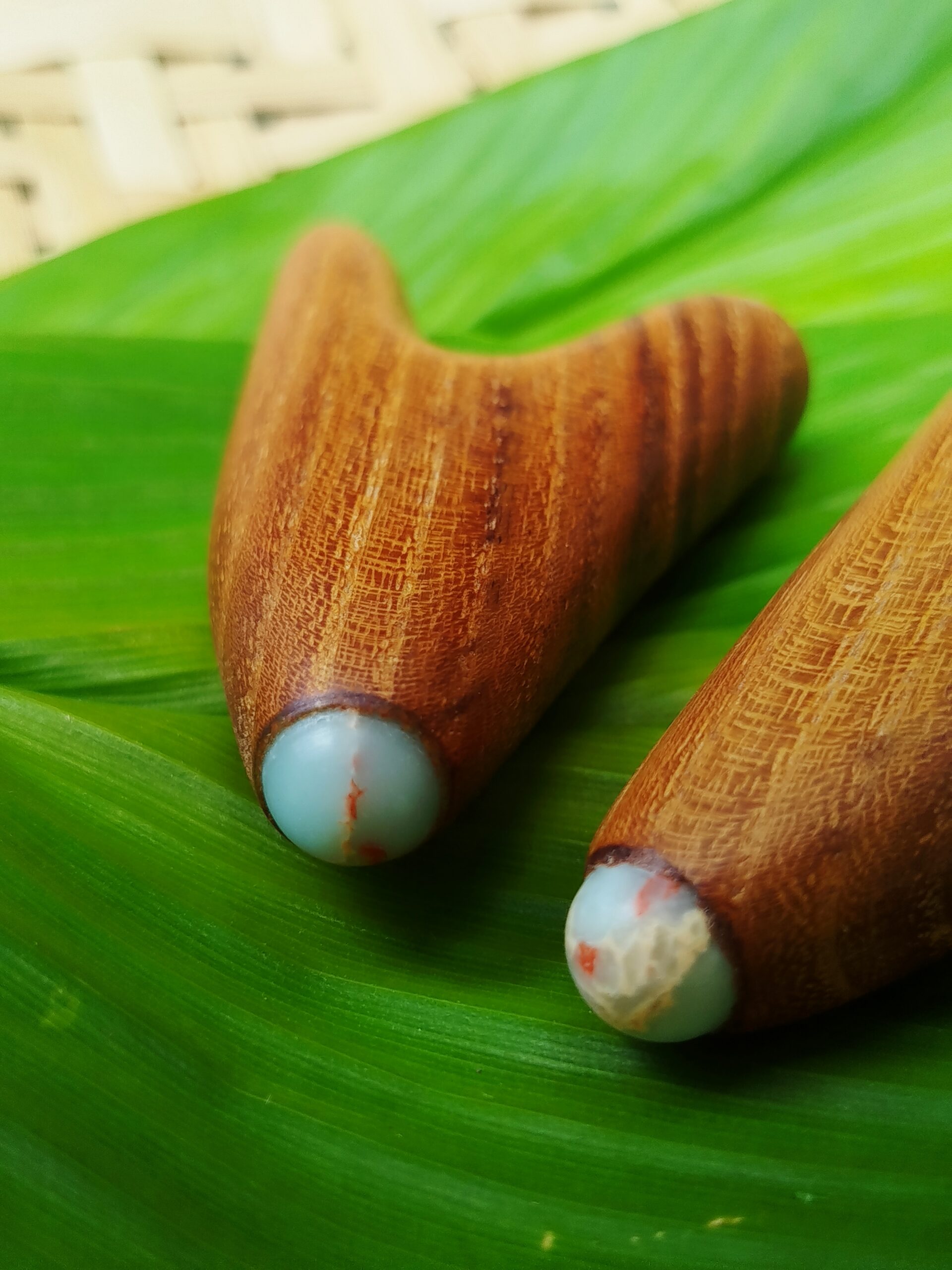 Kuripe de Madeira com Cristal | Jacarandá - Imagem 3
