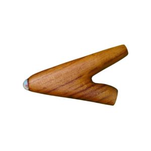 Kuripe de Madeira com Cristal | Jacarandá