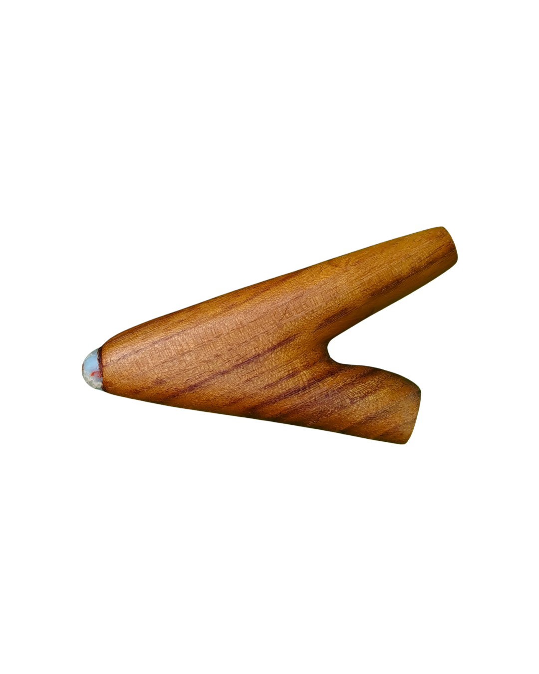 Kuripe de Madeira com Cristal | Jacarandá