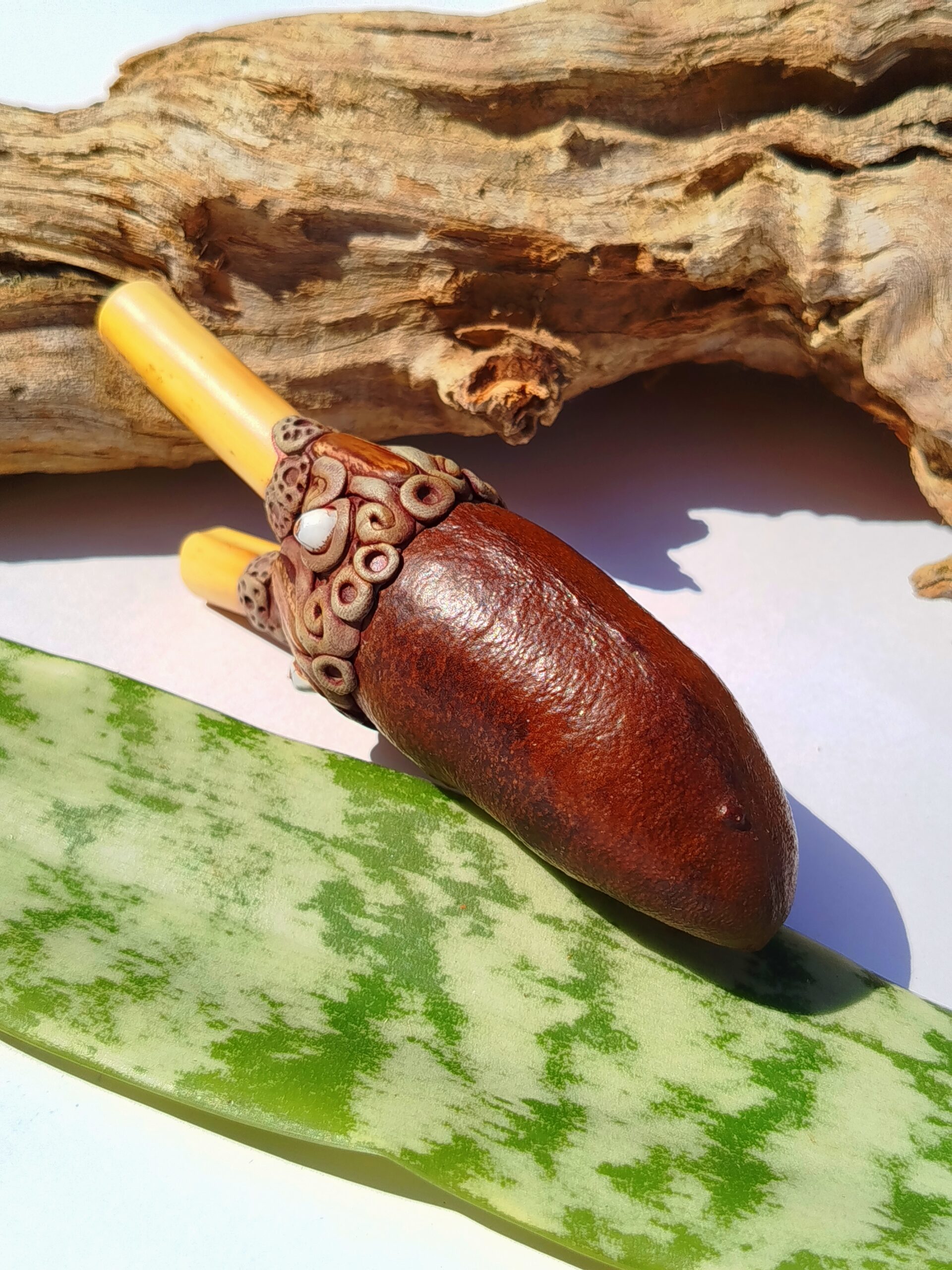 Kuripe de Bambu com Sementes | Coleção Forças da Natureza