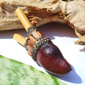 Kuripe de Bambu com Sementes | Coleção Forças da Natureza