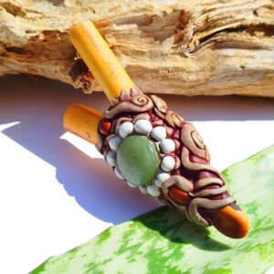 Kuripe de Bambu com Sementes | Coleção Forças da Natureza