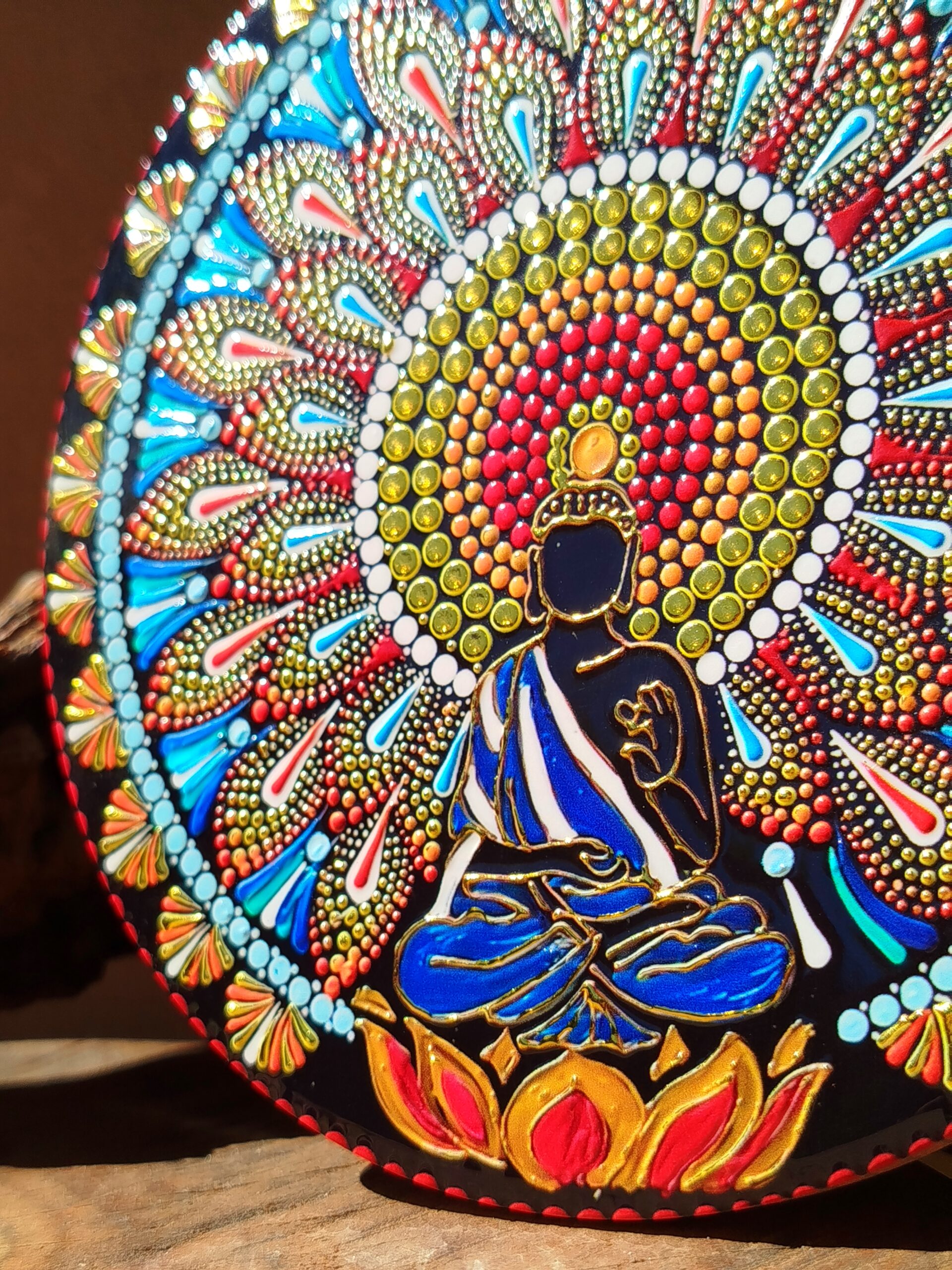 Quadro de Porcelana em Alto Relevo | Buda - Imagem 3