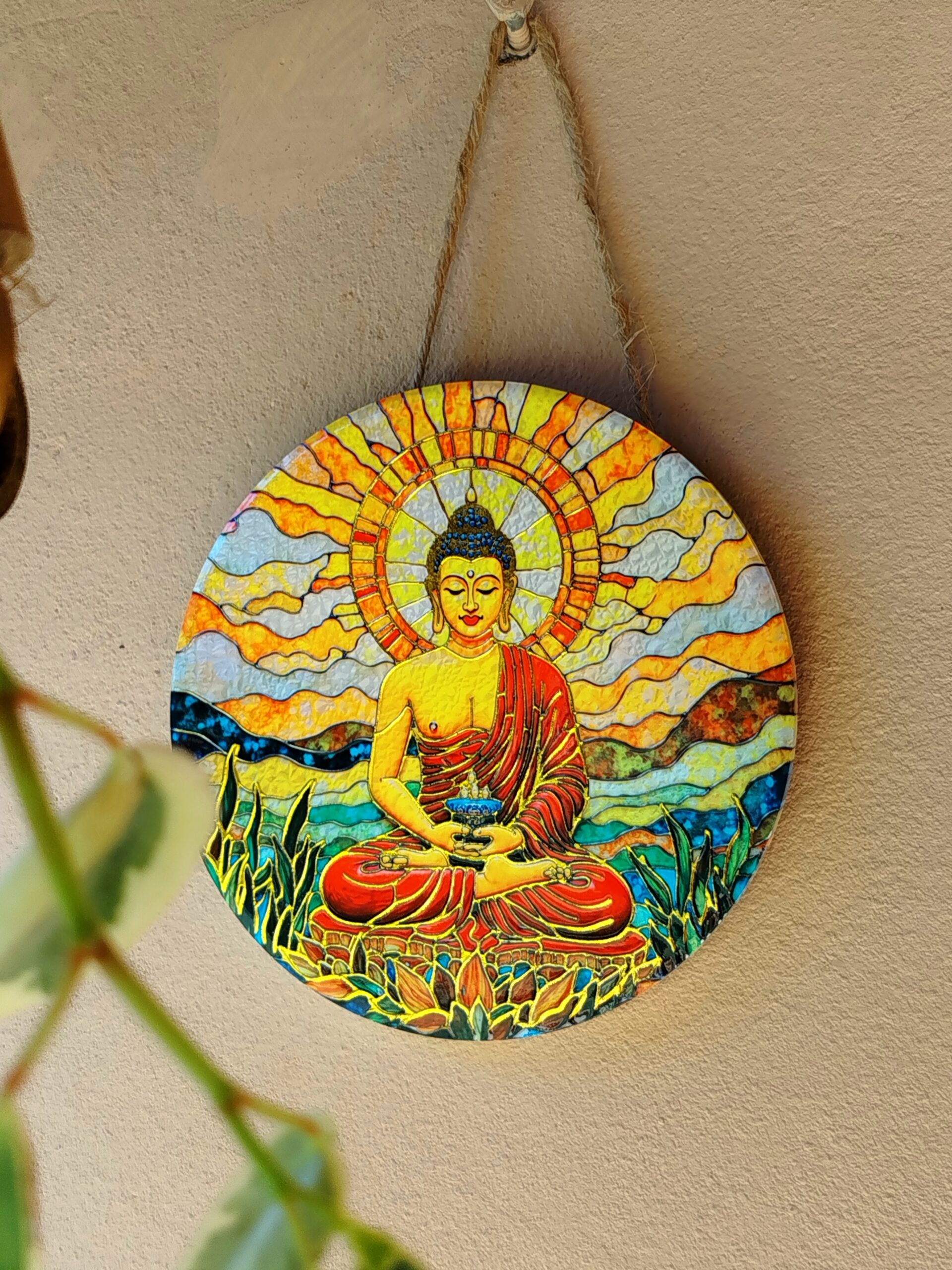 Quadro de Porcelana em Alto Relevo | Buda Solar - Imagem 4