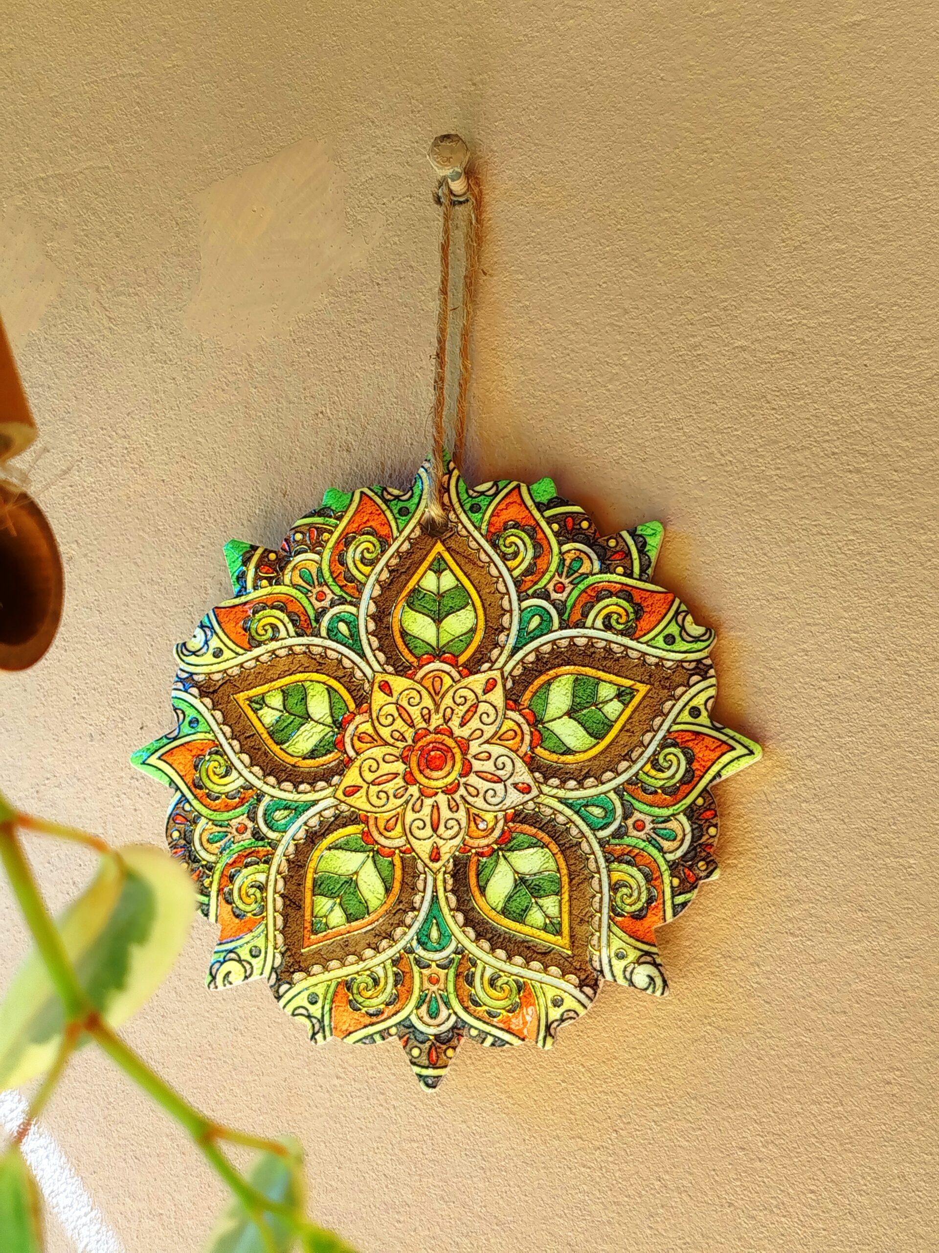 Quadro de Porcelana em Alto Relevo | Mandala de Flor - Imagem 4